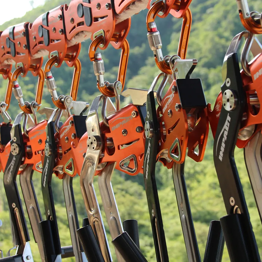 Zipline safety equipment