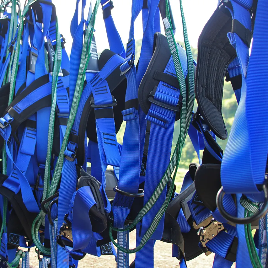 Zipline safety equipment