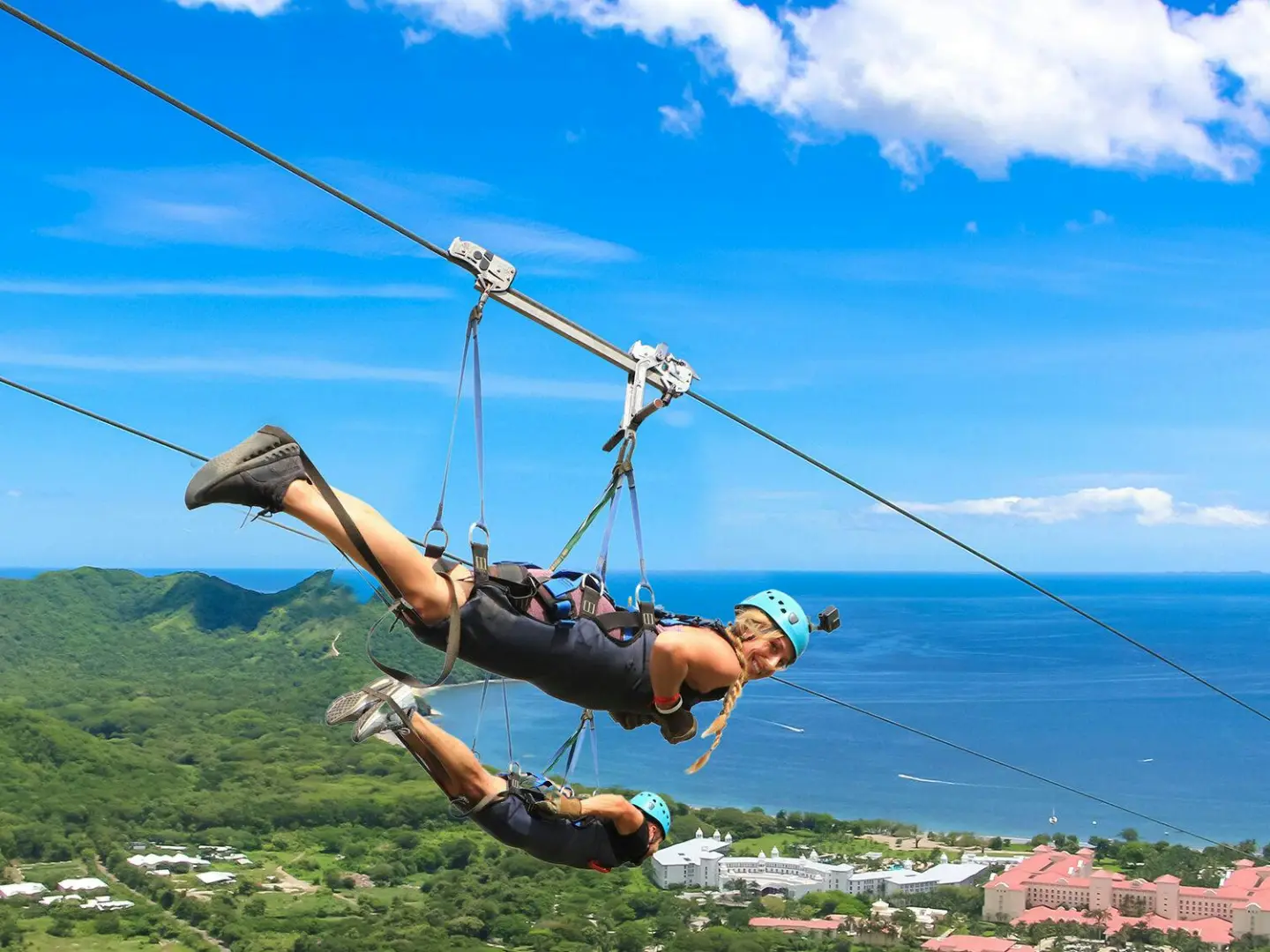 a group of people in a body of water