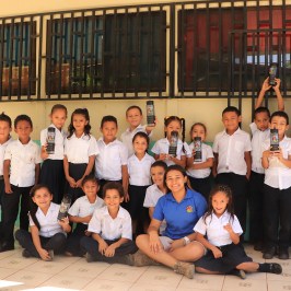 a group of people posing for a photo