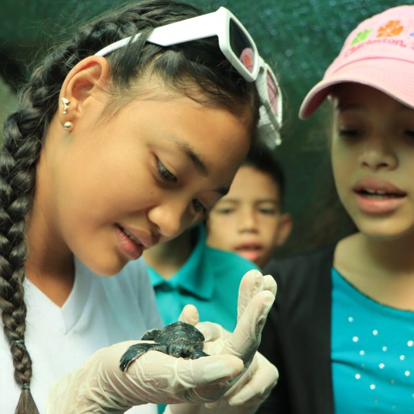 a child looking at the camera